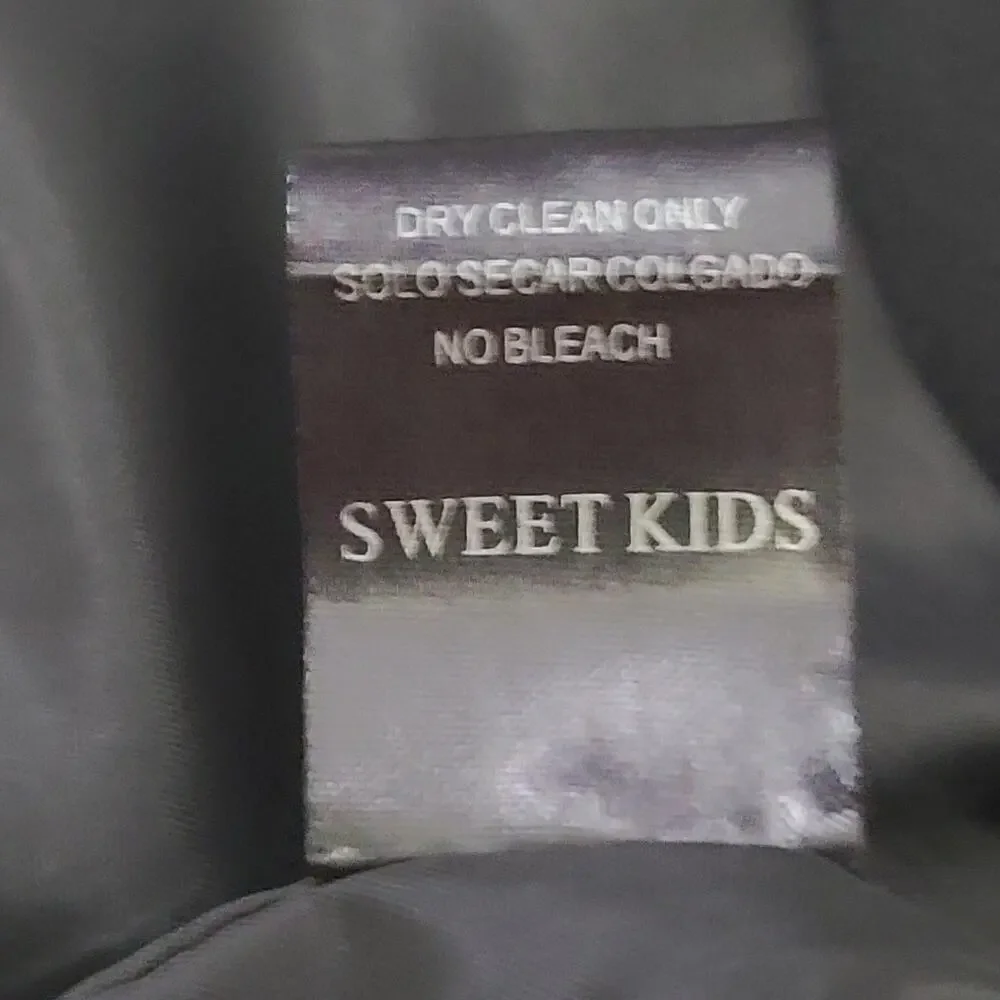 Cole by Sweet Kids boys Husky blazer black size 14H Formal Wedding Event Party